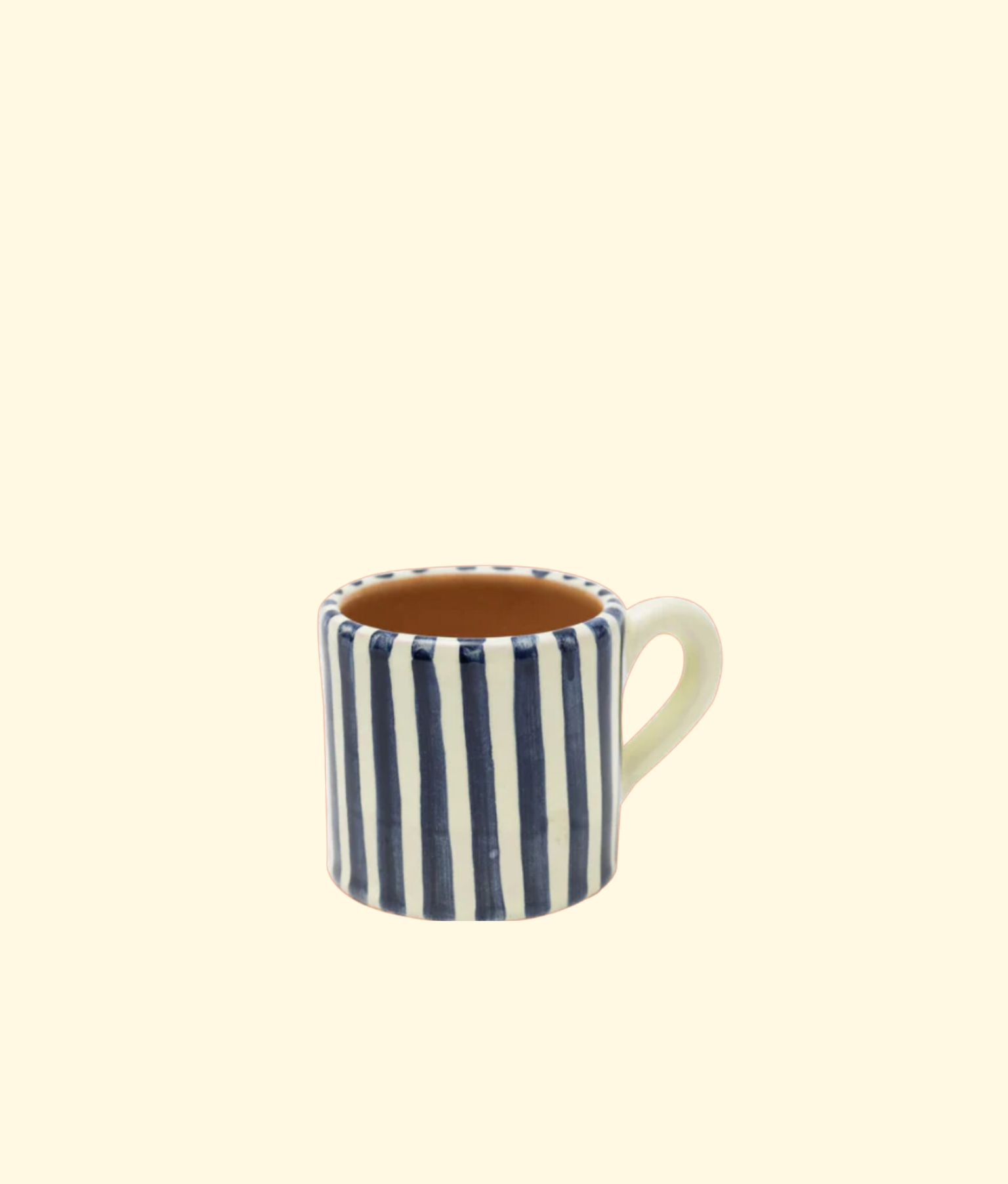 Vacanza Espresso Cup, Navy Stripe