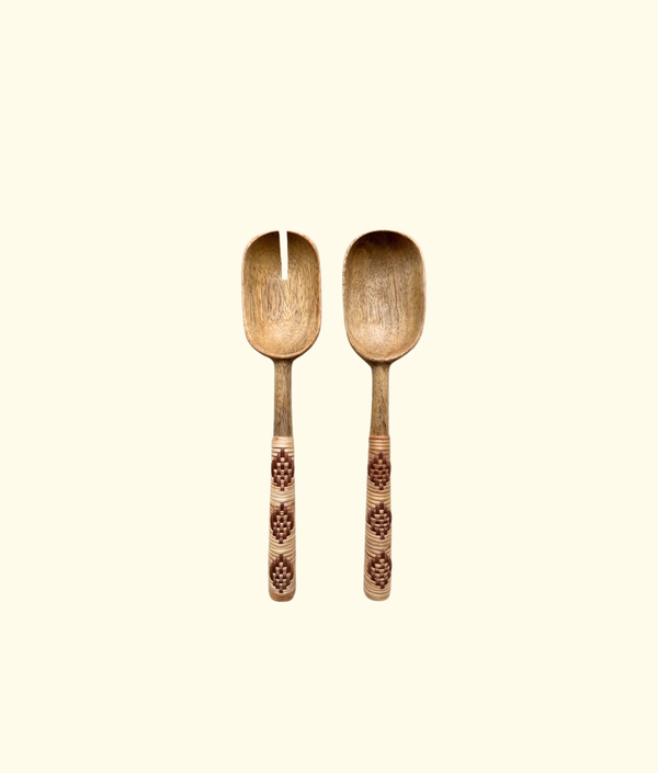 Tisse Salad Serving Set, Natural