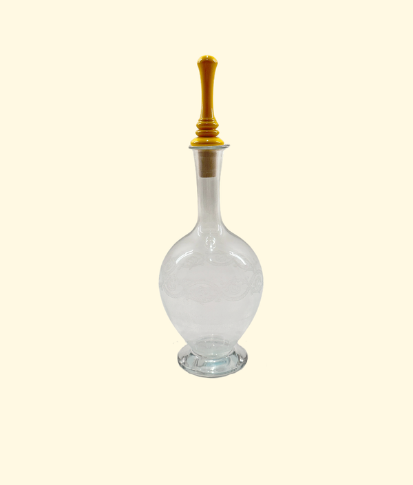 Italian Vintage Glass Carafe II