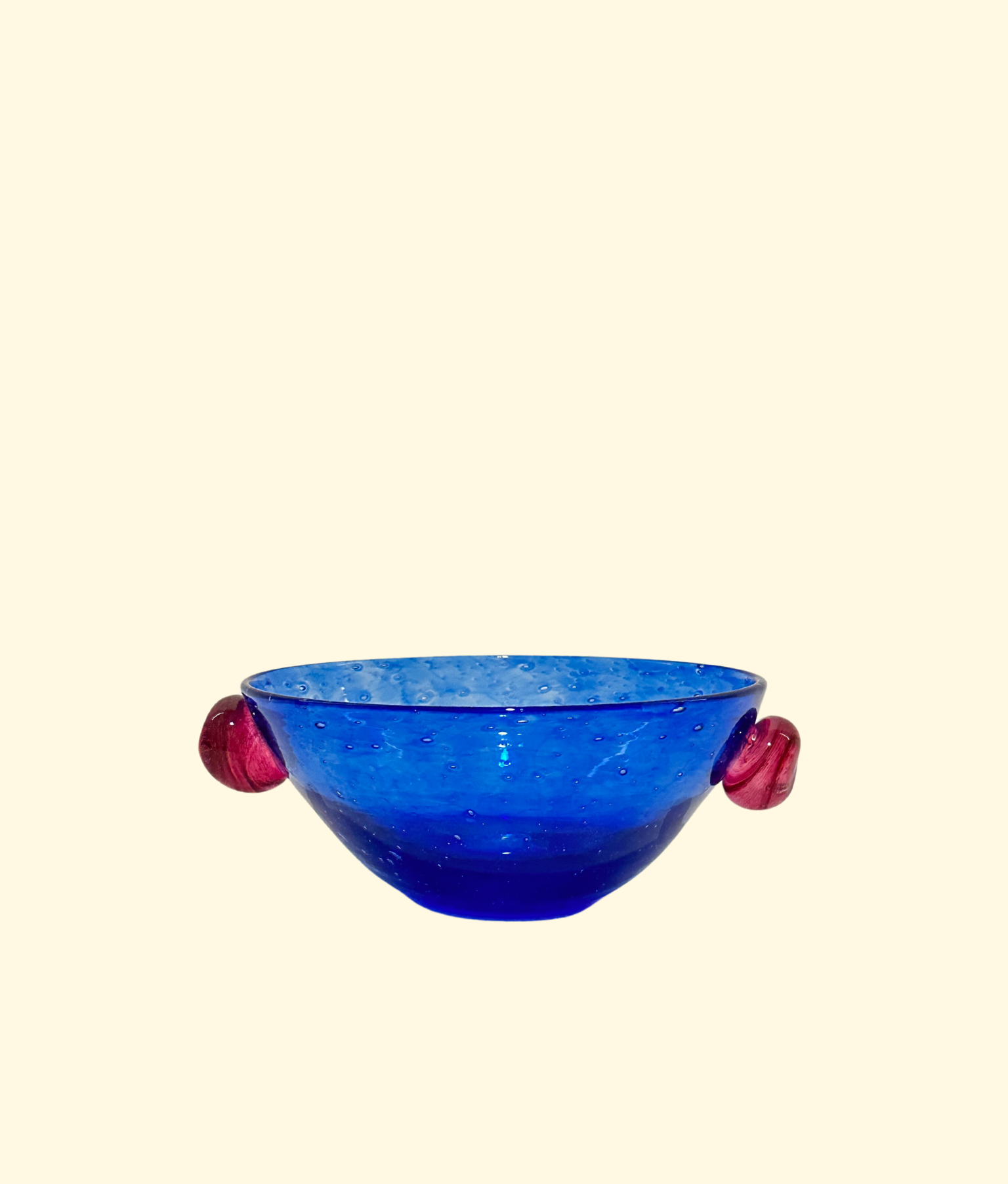 La Pavot Snack Bowl, Blue / Pink