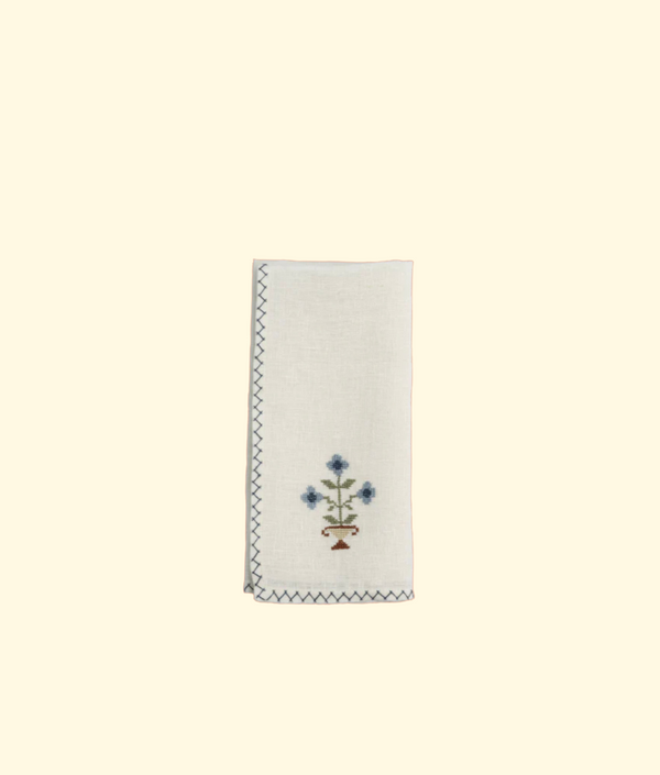 Bouquet Napkins, Blue