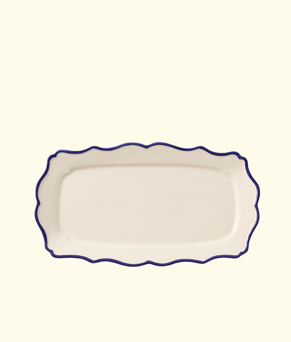 Jane Rectangular Tray, Blue