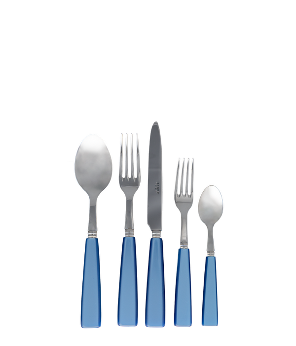 Icon Silverware Set, Light Blue