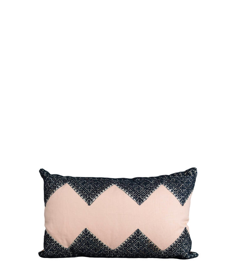 Peach Mosaic Pillow