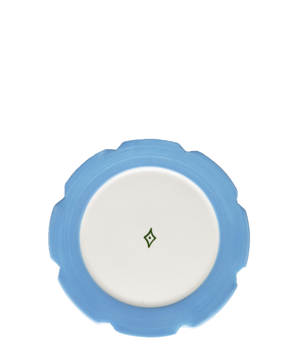 Marguerite Small Plate, Blue / Green