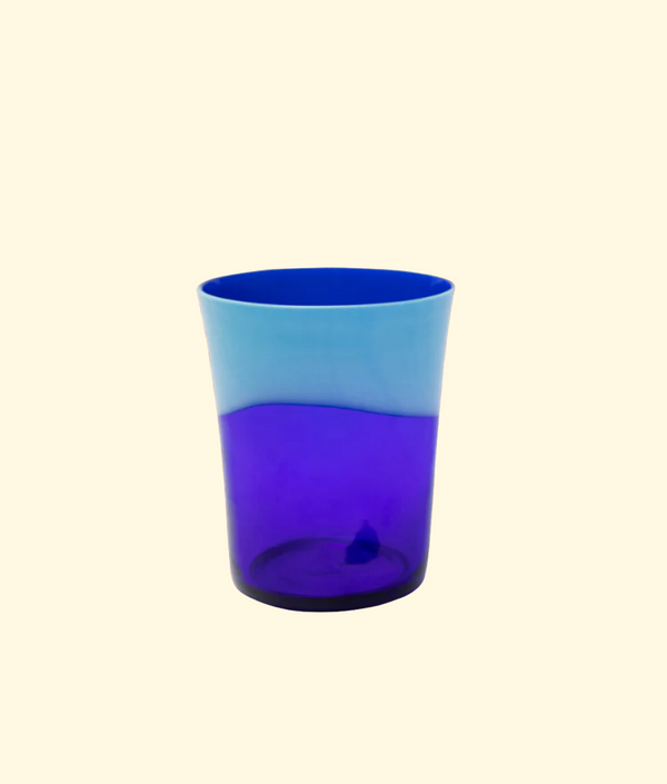 Dandy Water Glass, Turquoise / Blue