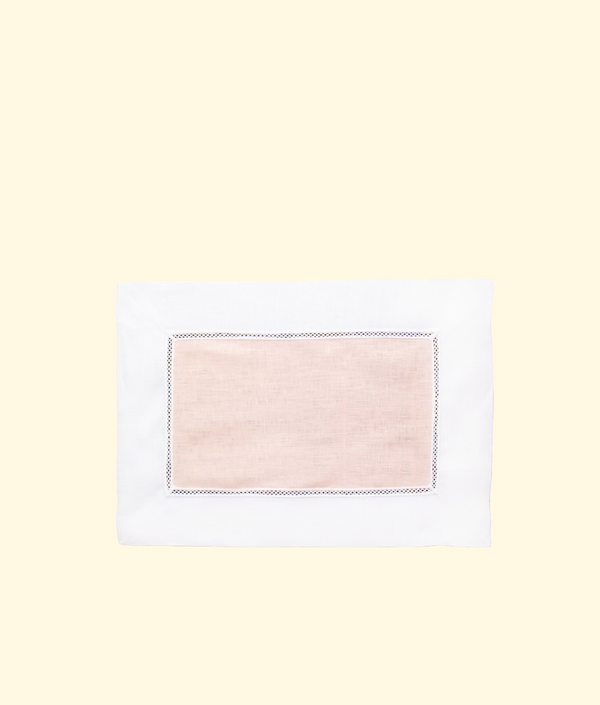 Brazilian Linen Placemats, Soft Pink