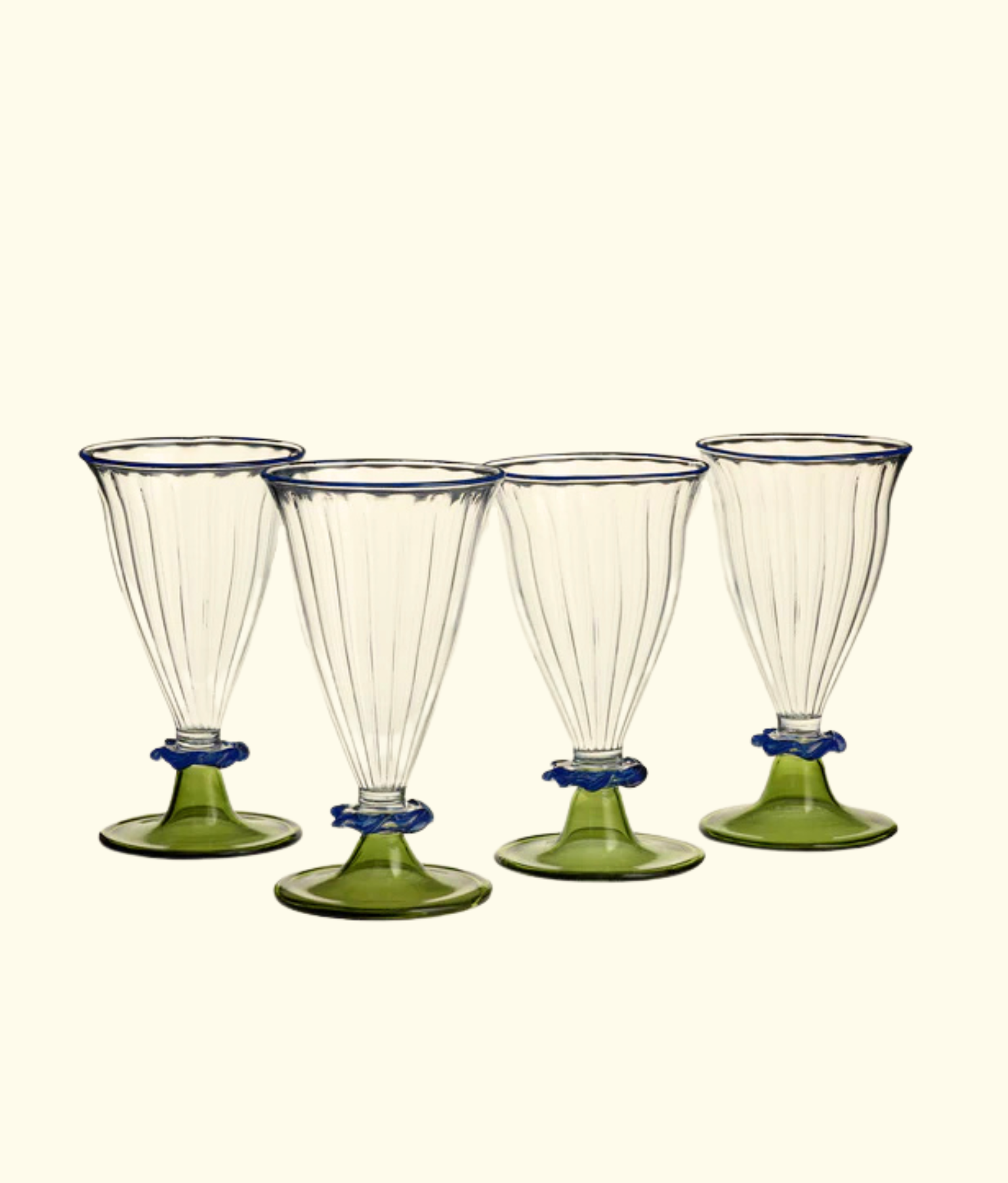 Palace Wine Glasses, Green