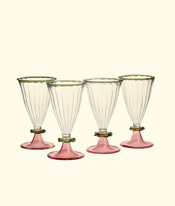 Palace Wine Glasses, Rose