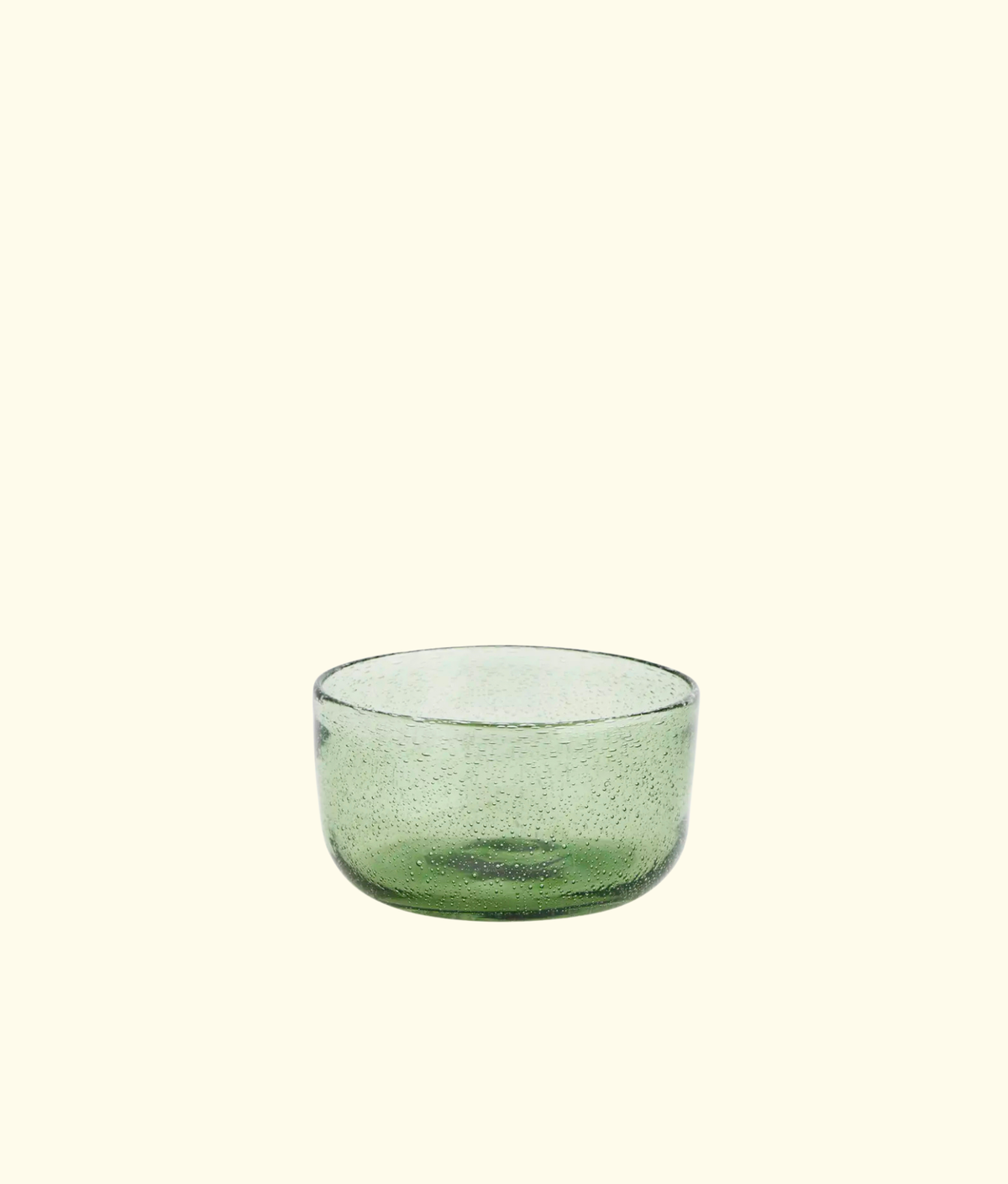 Pétillant Glass Bowl, Sage