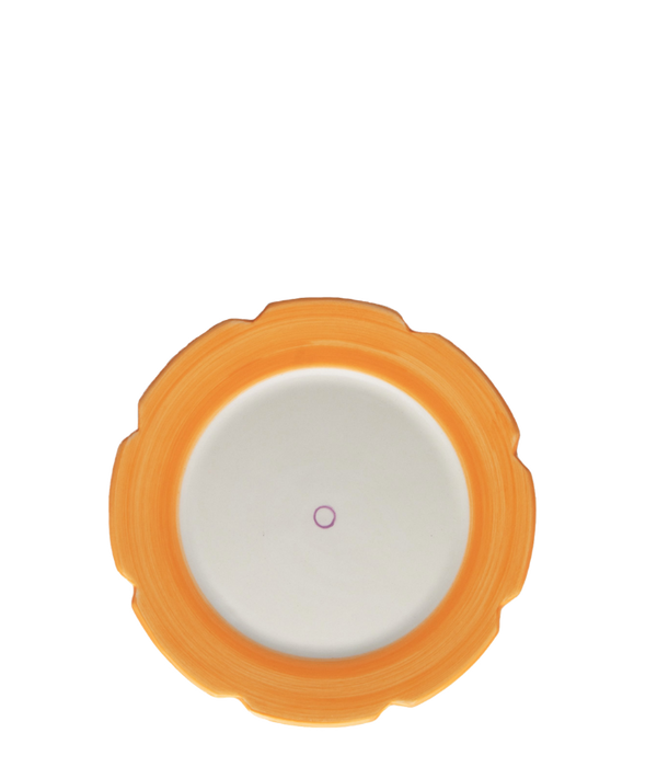 Marguerite Small Plate, Orange / Raspberry