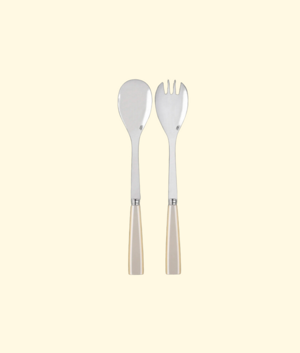 Icône Salad Serving Set, Pearl