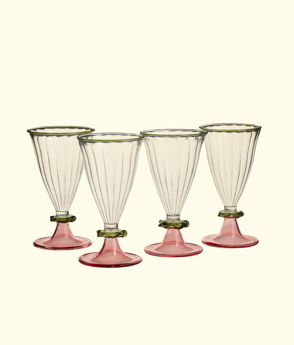 Palace Wine Glasses, Rose
