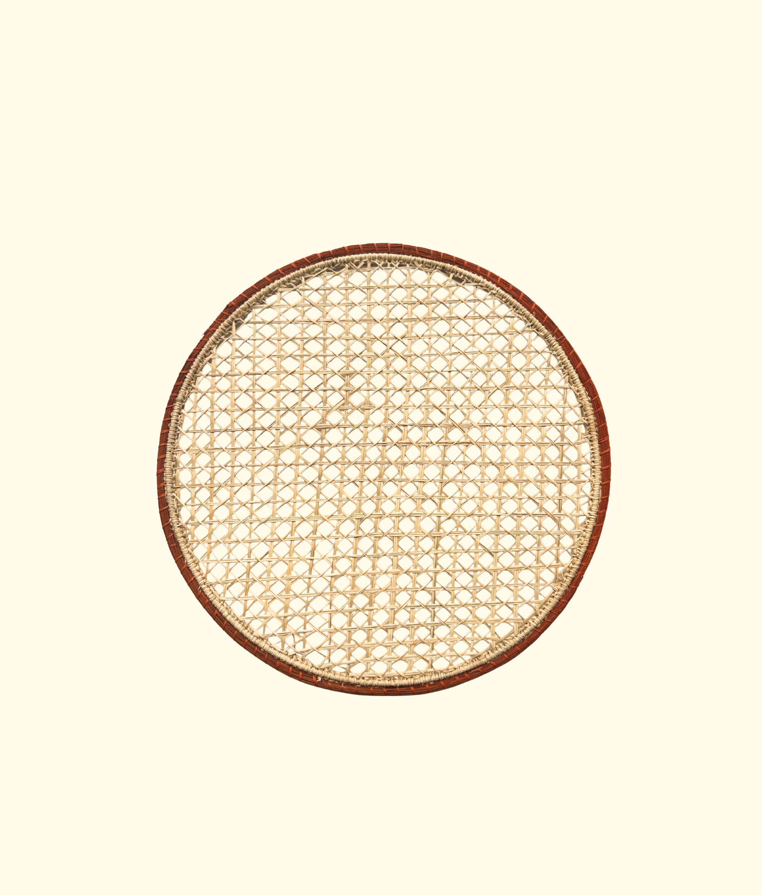 Marta Woven Placemat, Terracotta / Nude