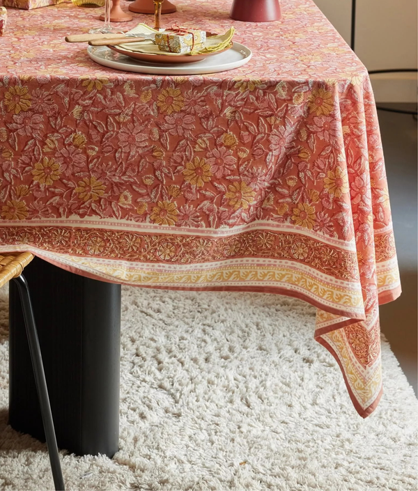 Marigold at Noon Table Cloth, Auburn