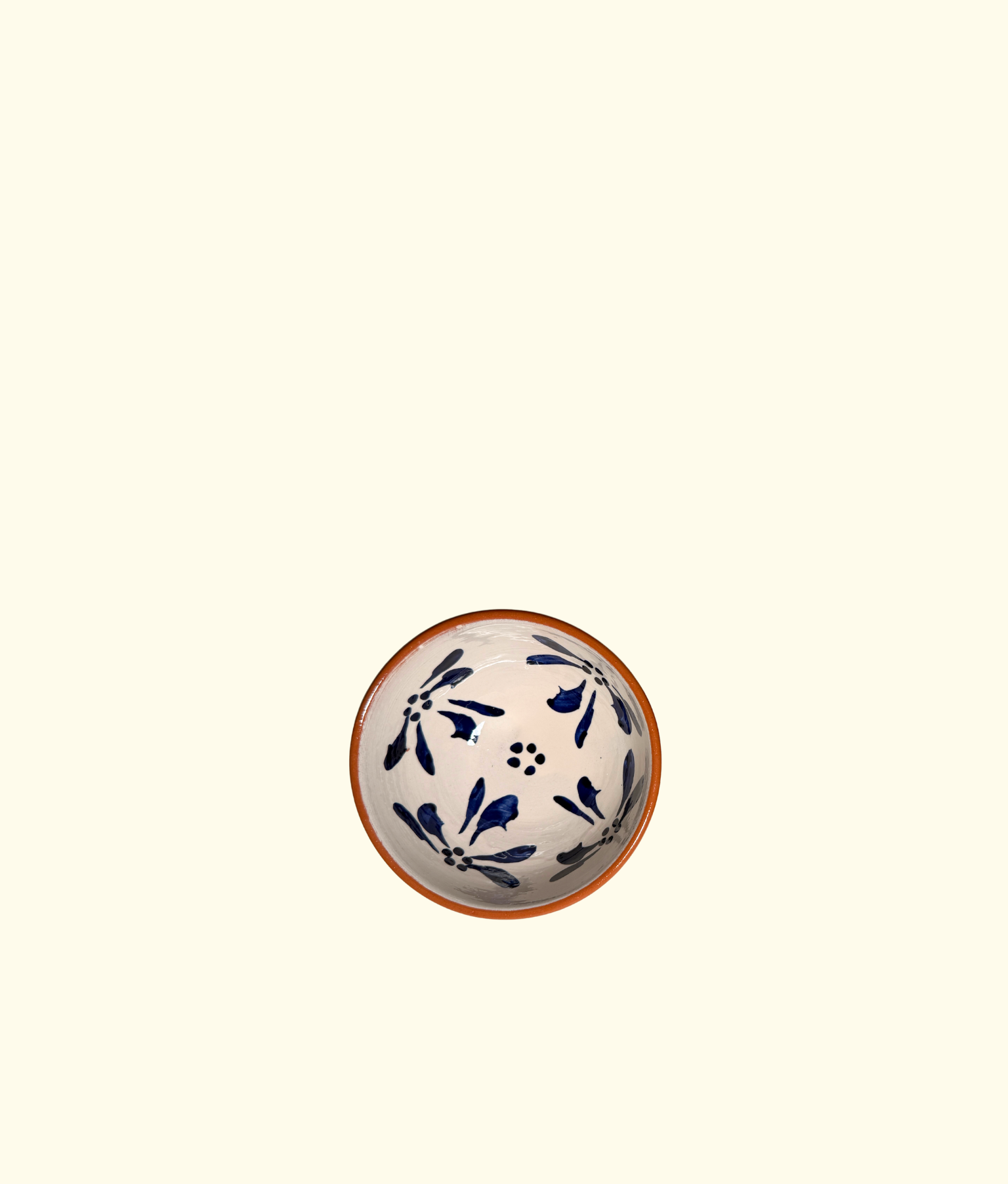 Fleure Mini Bowl, Cobalt Blue / White