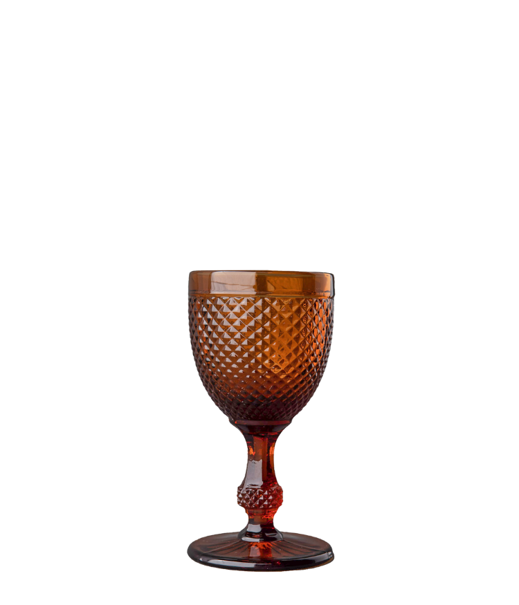 Wine Glass, Dark Amber