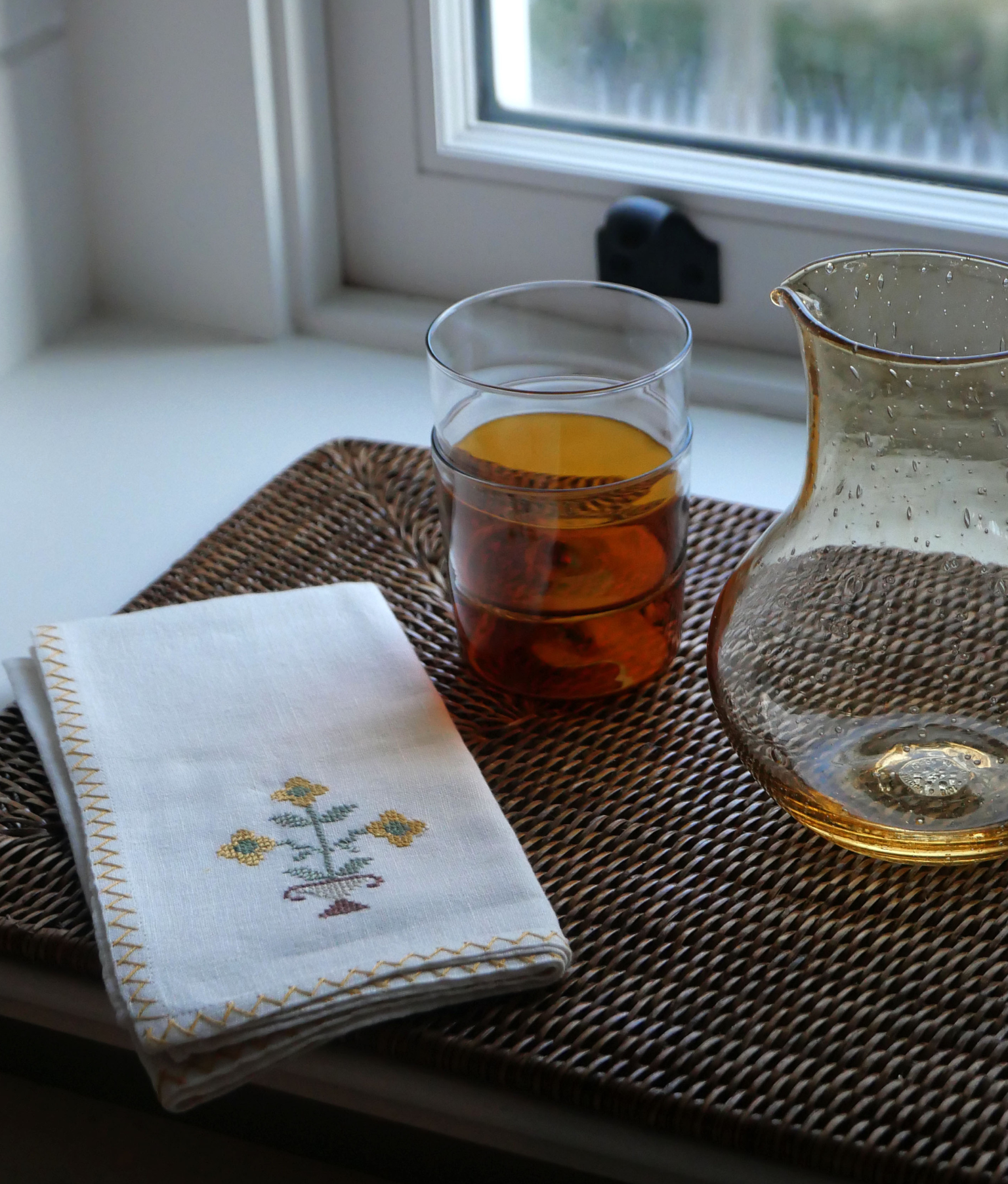 Bouquet Napkins, Amber