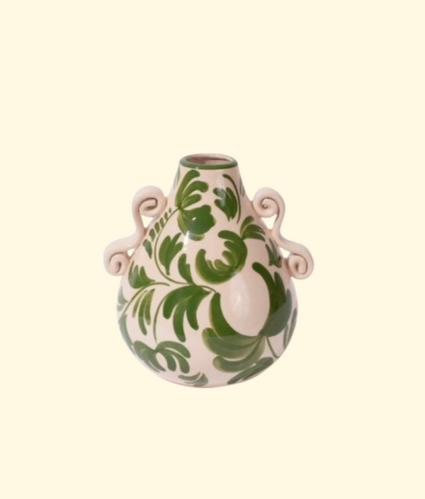 Amphora Vase, Nude / Olive