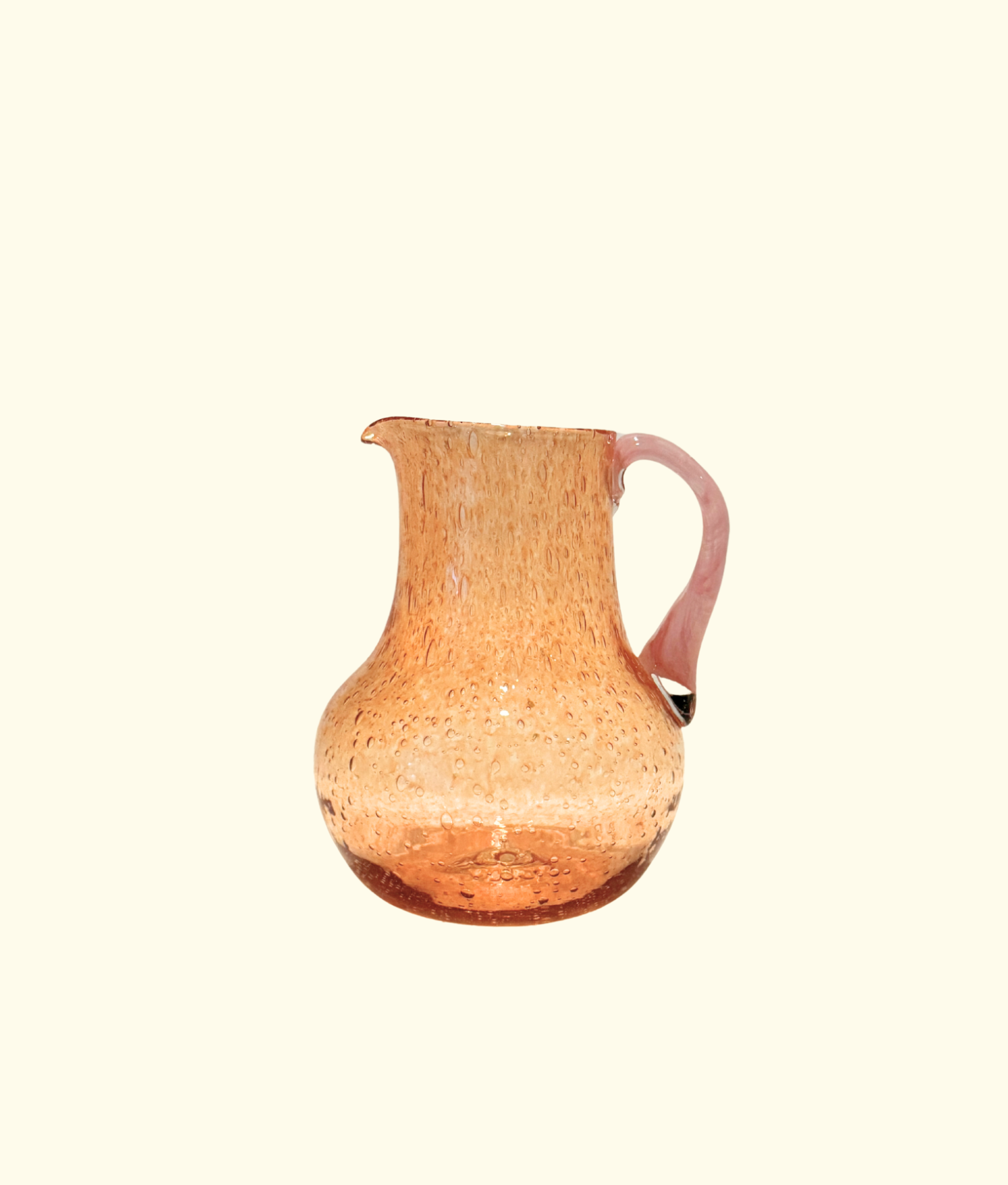 La Petite Carafe Ronde, Orange / Pale Pink