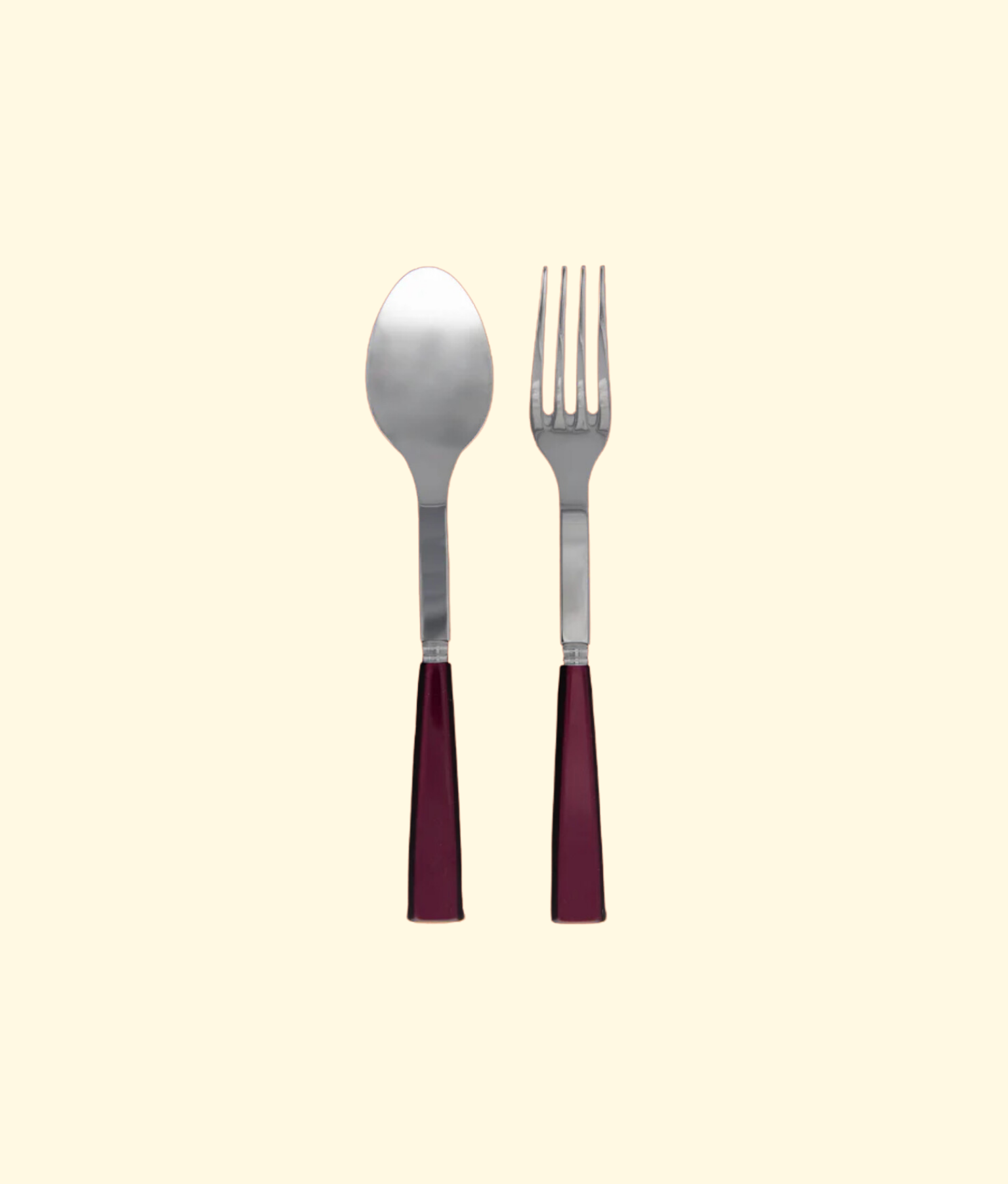 Icone Serving Set, Aubergine