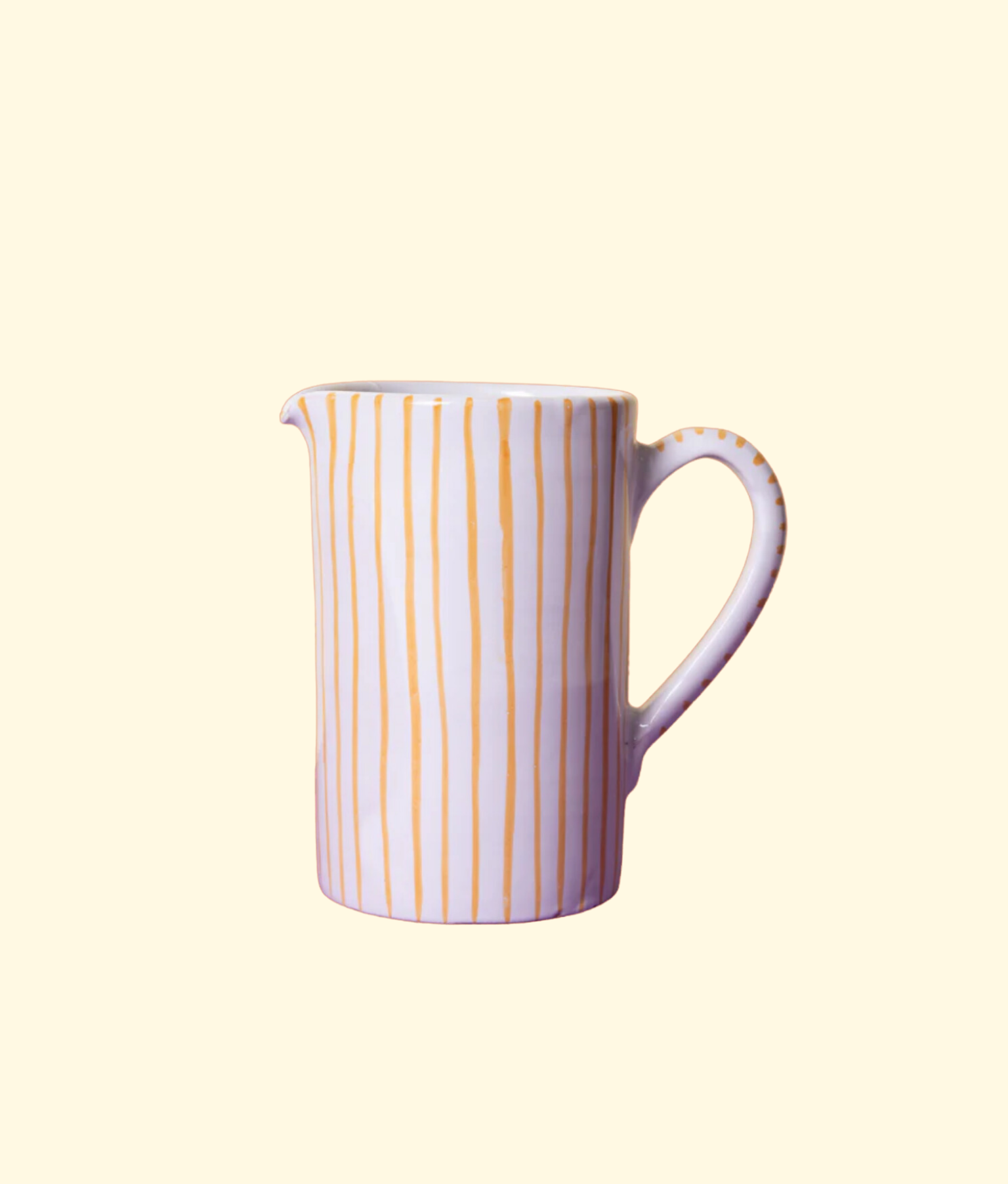 Salerno Jug, Thin Yellow Stripe