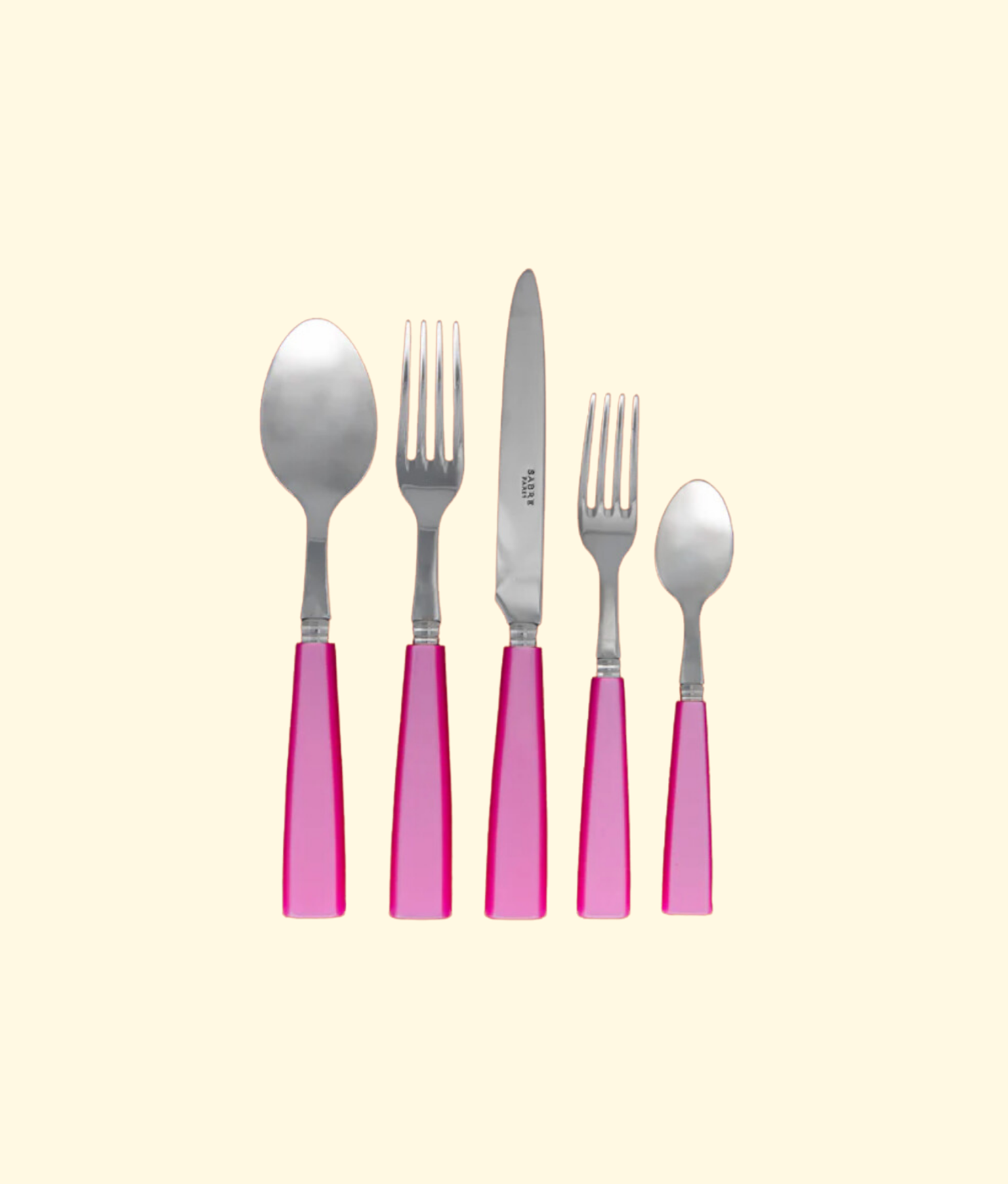 Icone Silverware Set, Pink