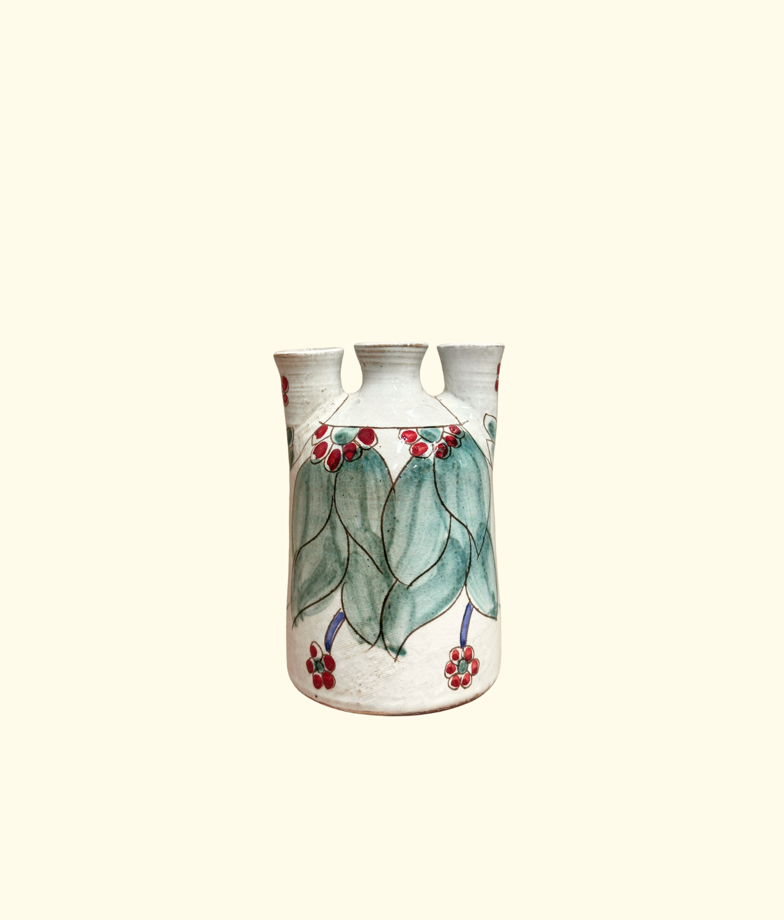 Botero Candleholder / Vase, Red