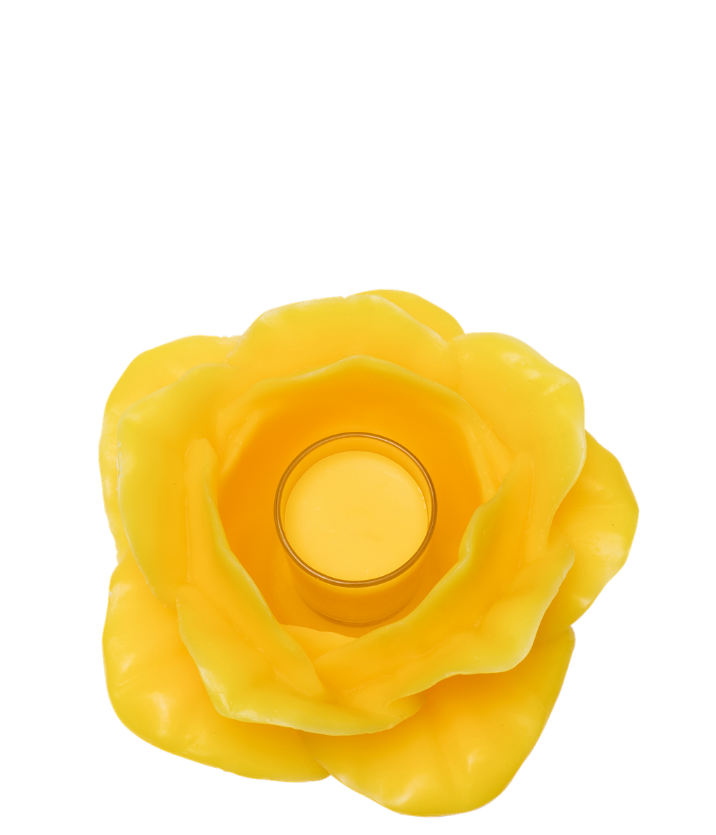 Yellow, Rose Candle