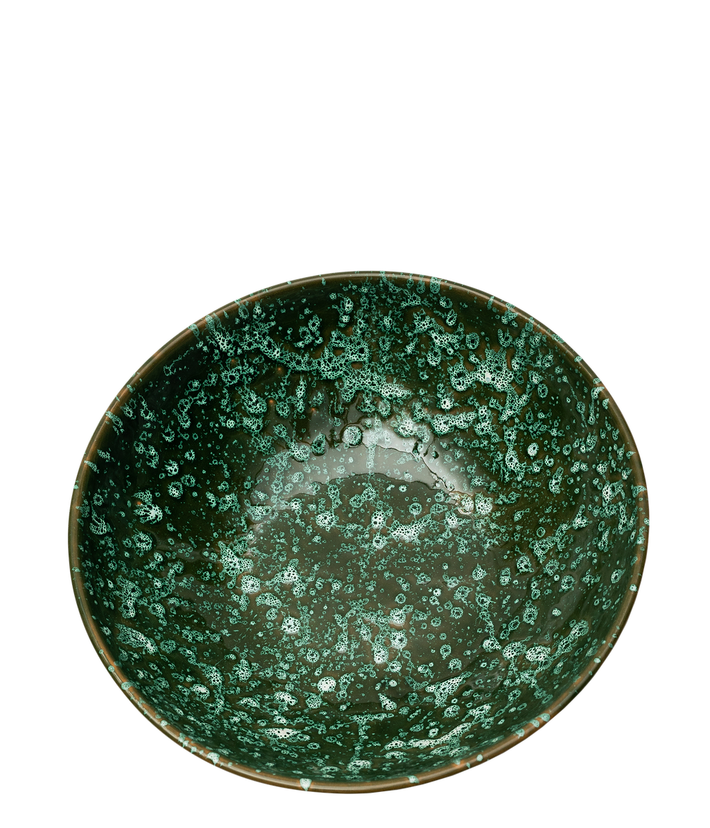 Galaxy Serving Bowl, Green