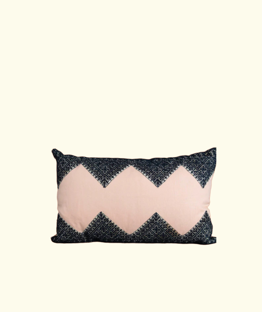 Peach Mosaic Pillow