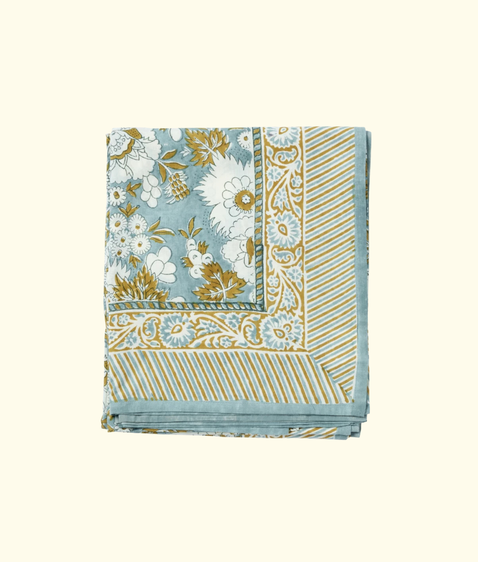 Garden by the Sea Table Cloth, Sky Blue