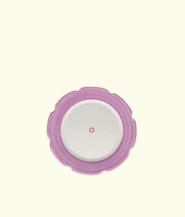 Marguerite Small Plate, Lilac / Ruby