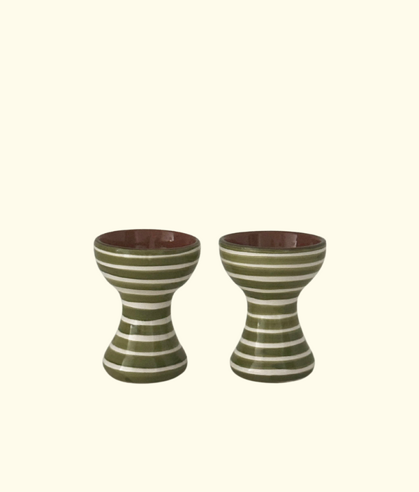 Linha Egg Cup, Olive Green