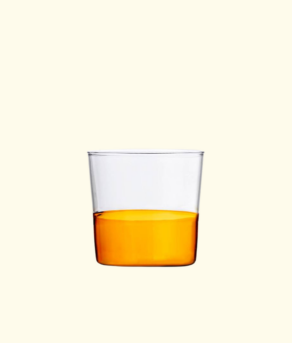 Water Glass, Clear / Amber