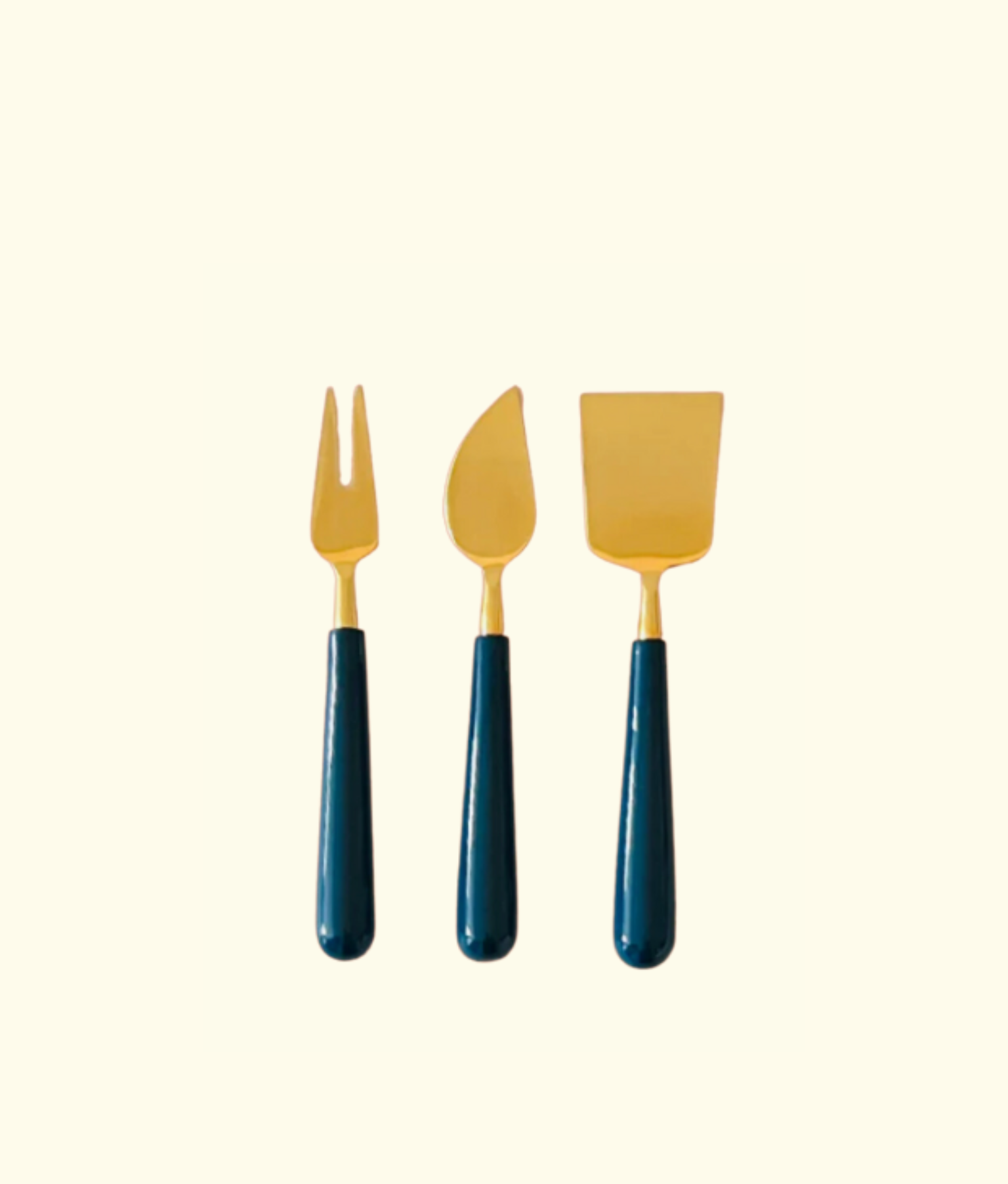 Roma Lacquered Formaggio Serving Set, Blue