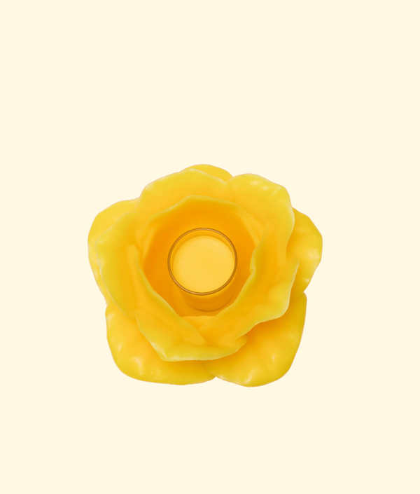 Rose Candle, Yellow