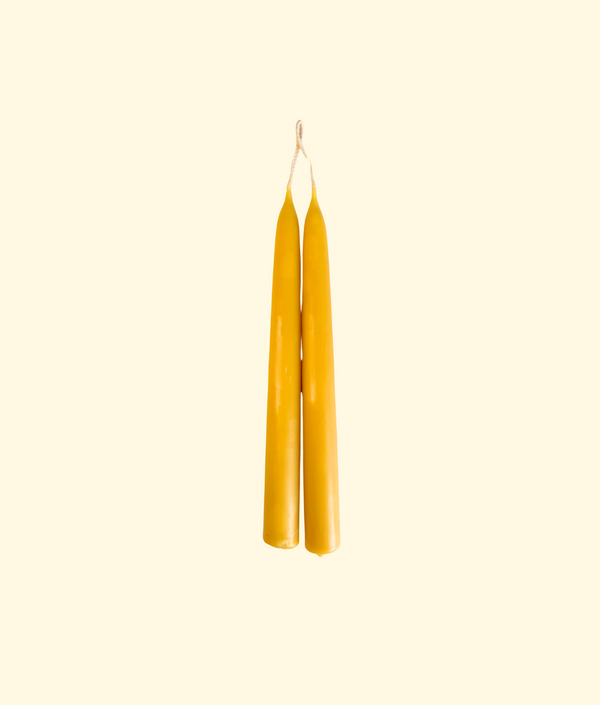 Tapered Candles, Golden