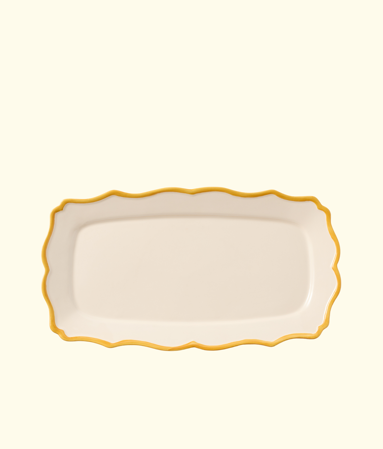 Giovanna Rectangular Tray, Yellow