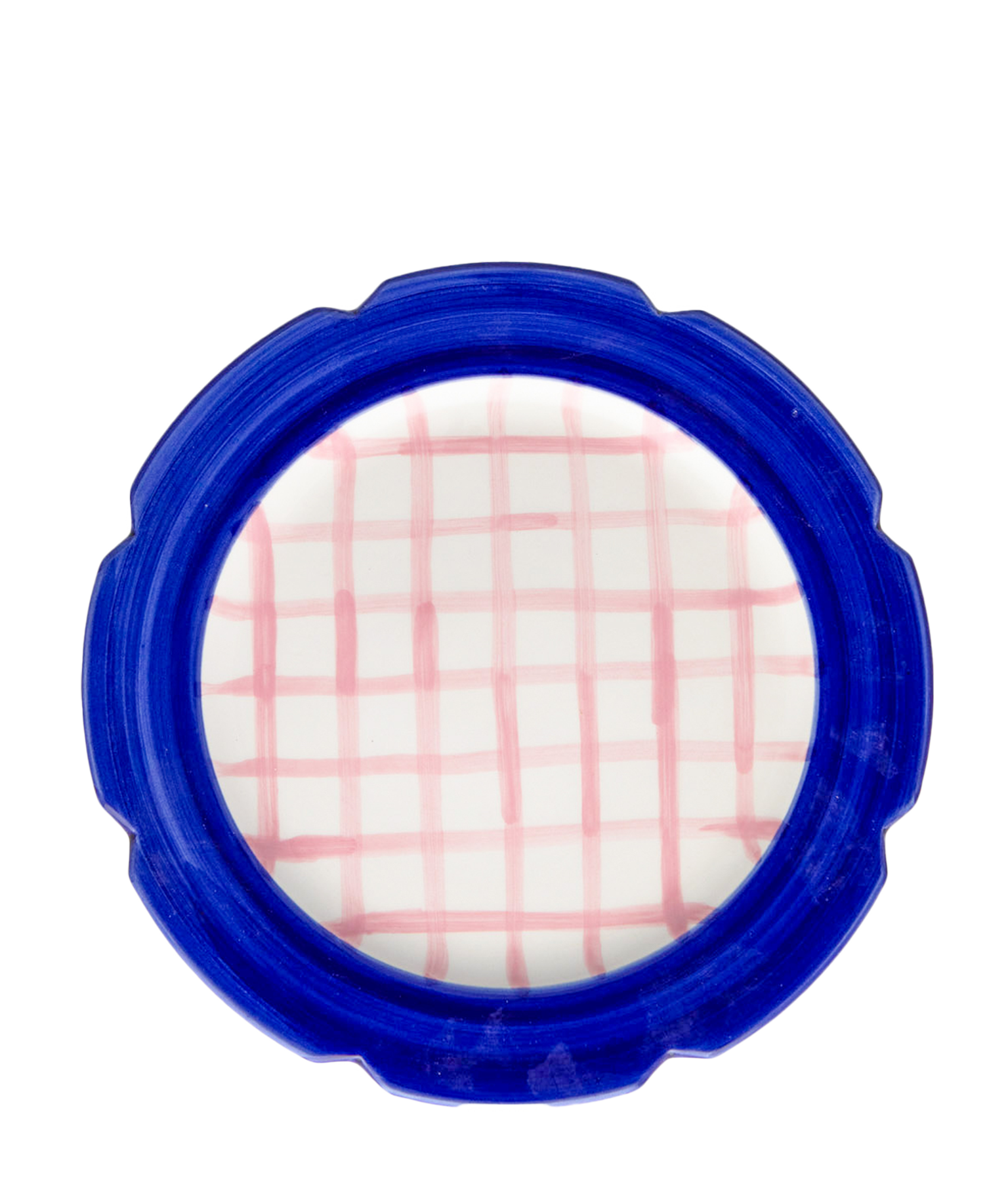 Hot Cakes Cake Stand, Navy/Pink