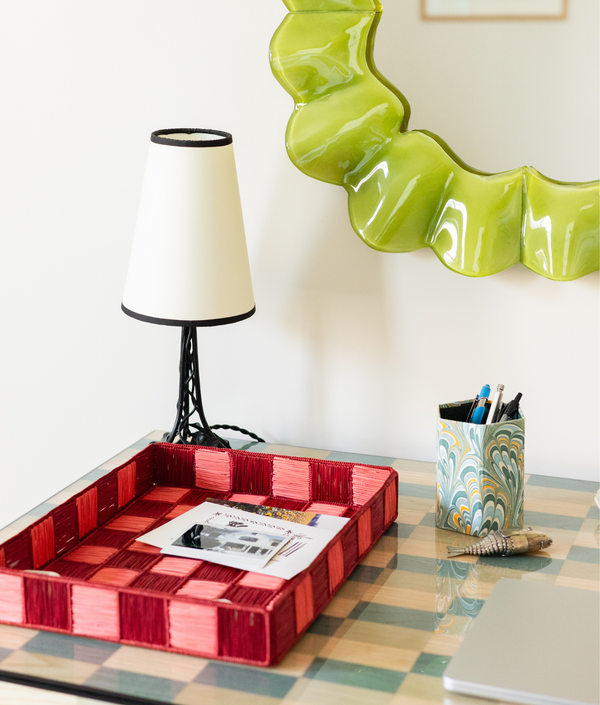 Damero Pattern Tray