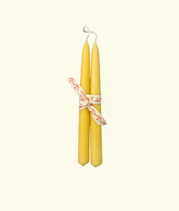 Tapered Candles, Golden